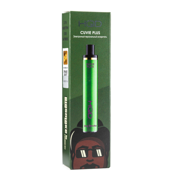 Одноразовая электронная сигарета HQD Cuvie Plus Big smoke 1200 затяжек в Ростове-на-Дону