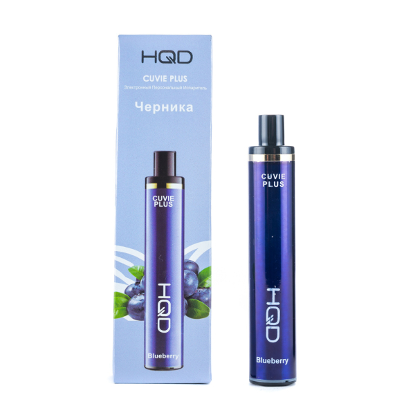 Одноразовая электронная сигарета HQD Cuvie Plus Blueberry (Черника) 1200 затяжек в Ростове-на-Дону