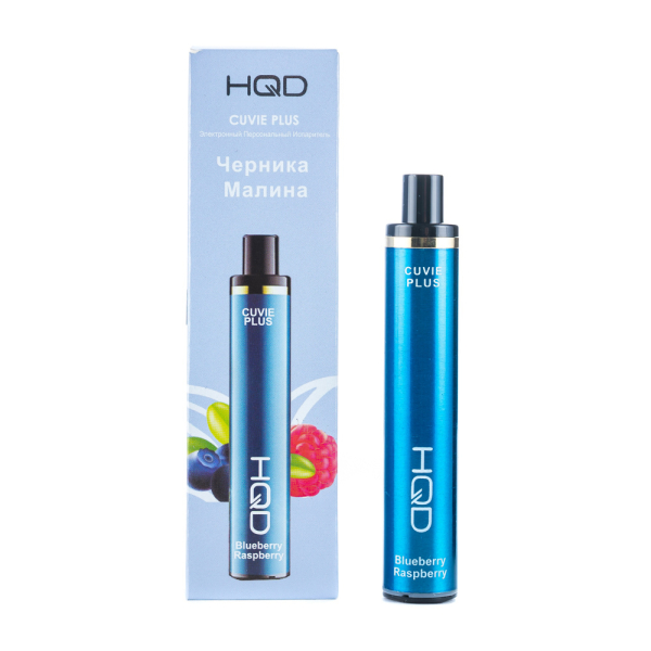 Одноразовая электронная сигарета HQD Cuvie Plus Blueberry Raspberry (Черника Малина) 1200 затяжек в Ростове-на-Дону
