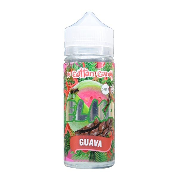 Жидкость Cotton Candy ЁLKA GUAVA (Хвоя С Мятой И Гуавой) (120 мл, 0 мг/мл) в Ростове-на-Дону
