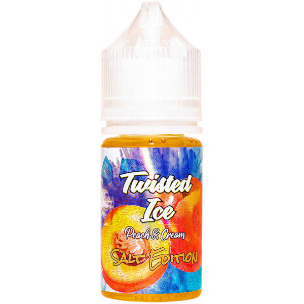 Жидкость Twisted Ice Salt Peach&Cream (Персиково Сливочный Щербет) (30 мл, 20 мг/мл) в Ростове-на-Дону