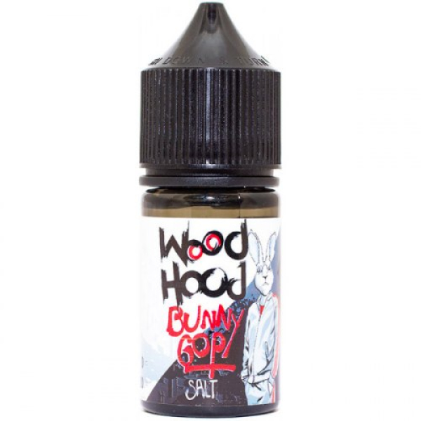 Жидкость Wood Hood Bunny Gop (Малина Черника Черная Смородина Лед) (30 мл, 20 мг/мл) в Ростове-на-Дону