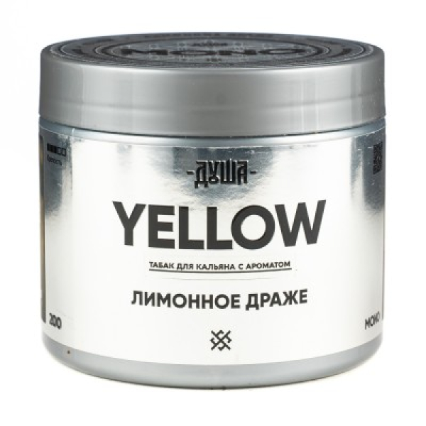 Табак Душа Yellow Лимонное Драже 200 грамм в Ростове-на-Дону