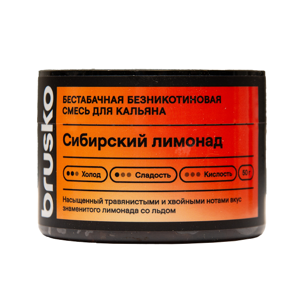 Бестабачная смесь Brusko Сибирский Лимонад 50 грамм в Ростове-на-Дону