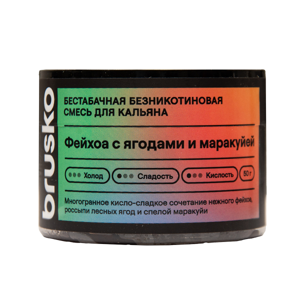 Бестабачная смесь Brusko Фейхоа С   Ягодами И Маракуйей 50 грамм в Ростове-на-Дону