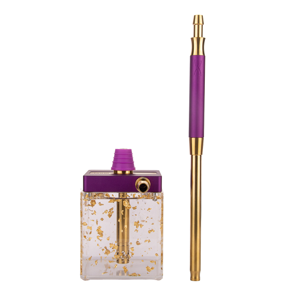 Кальян Hoob Subatom Royal Purple X Gold | Cube Mini Gold в Ростове-на-Дону