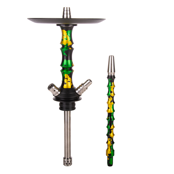 Кальян Mamay Customs Asian Micro Special Anod Зелёно Золотой Камуфляж в Ростове-на-Дону