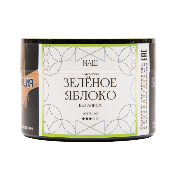 Табак NАШ White Зелёное Яблоко 40 грамм в Ростове-на-Дону