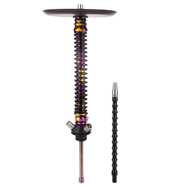 Кальян Mamay Customs Coilover Большой   Пурпурный/золотой Камуфляж Чёрный в Ростове-на-Дону