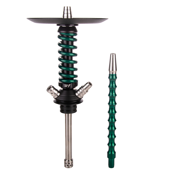 Кальян Mamay Customs Coilover Micro  Чёрный Зелёный Лак в Ростове-на-Дону