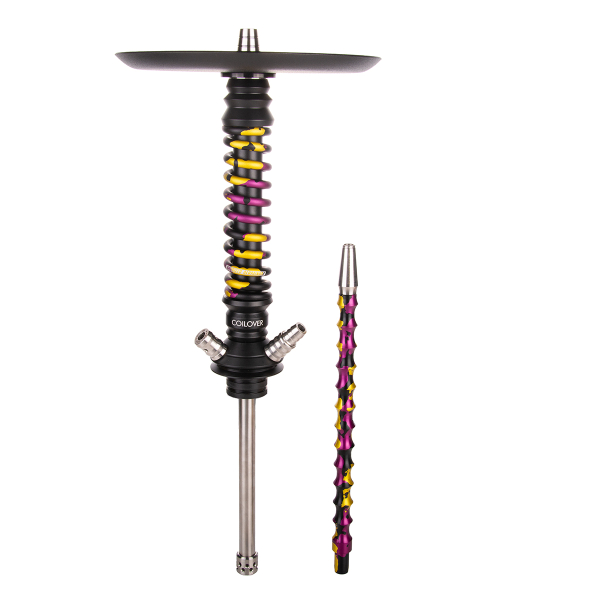 Кальян Mamay Customs Coilover Mini   Чёрный Пурпурный/золотой Камуфляж в Ростове-на-Дону