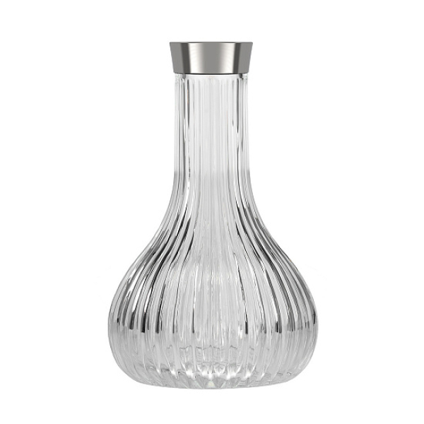 Колба Alpha Hookah Drop Twistlock На Резьбе Прозрачная  Silver в Ростове-на-Дону