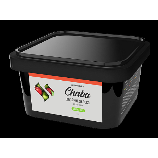 Безникотиновая смесь Chaba Double Apple Двойное Яблоко 200 грамм в Ростове-на-Дону