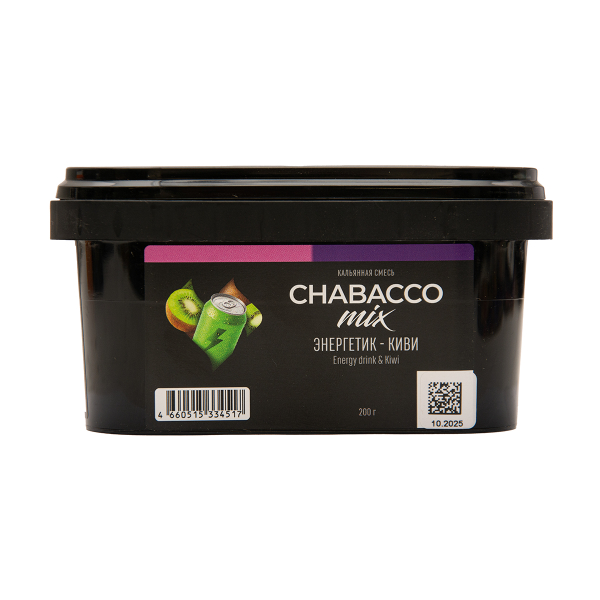 Бестабачная смесь Chabacco Mix Medium Energy Drink & Kiwi 200 грамм в Ростове-на-Дону