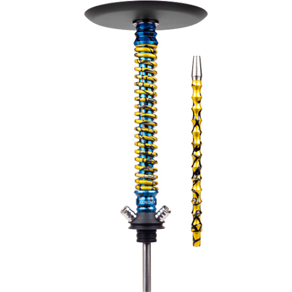 Кальян Mamay Customs Coilover Big Anod Special Blue Splash Gold в Ростове-на-Дону