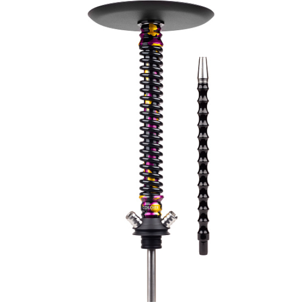 Кальян Mamay Customs Coilover Big Anod Special Purple Gold Camo Черный Глянец в Ростове-на-Дону