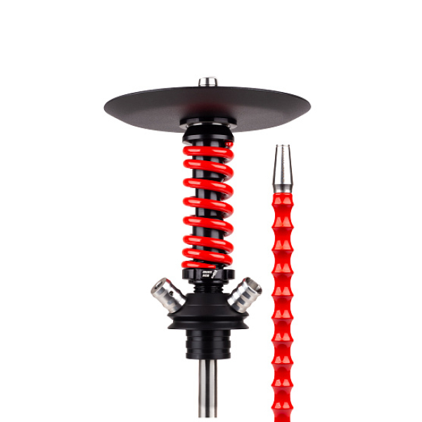 Кальян Mamay Customs Coilovers Micro Anod Черный Красный Глянец в Ростове-на-Дону