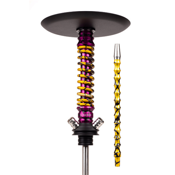 Кальян Mamay Customs Coilovers Mini Special Anod Purple Splash Gold Splash в Ростове-на-Дону