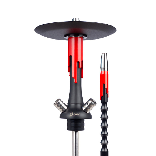 Кальян Mamay Customs Flow Черный Матовый Красный Глянец в Ростове-на-Дону