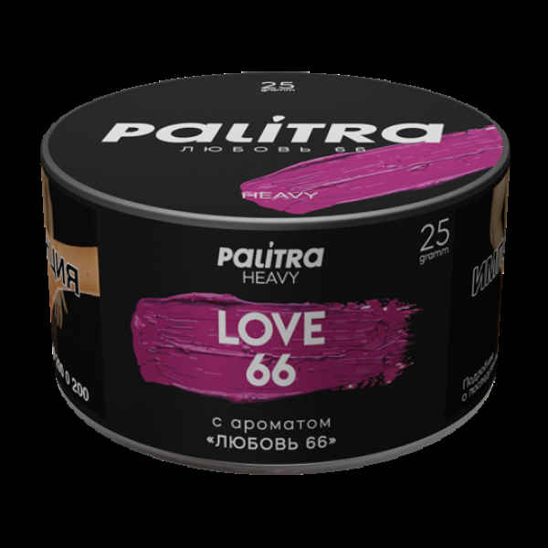 Табак Palitra Heavy Любовь 66 Love 66 25 грамм в Ростове-на-Дону